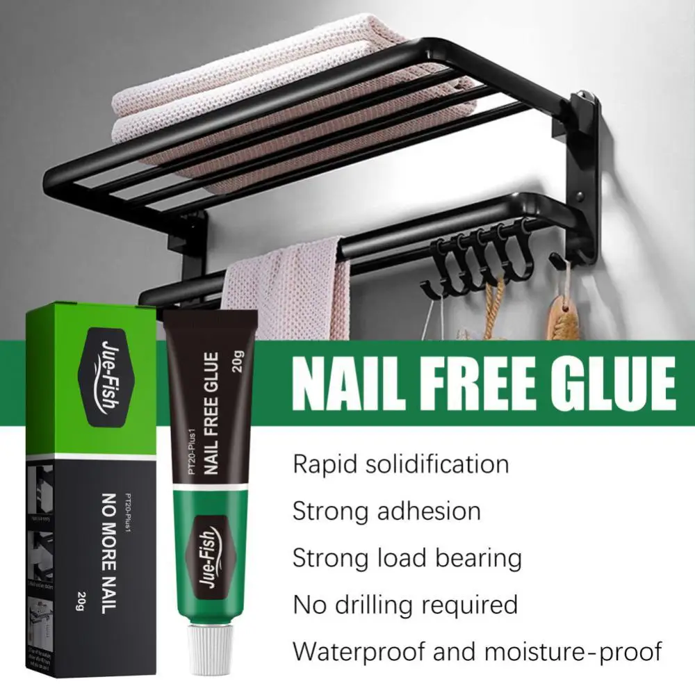 Description Picture 2 of itemSuper Ultra-Strong Adhesive Glue Nail-Free Structure Sticky Glue For Wall Tile Hook Universal Quick-Drying Adhesive Fix Sealer