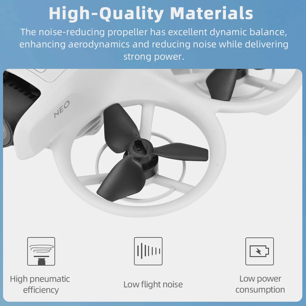 Hélice colorée DJI NEO dégagement rapide - Lot de pales rechange