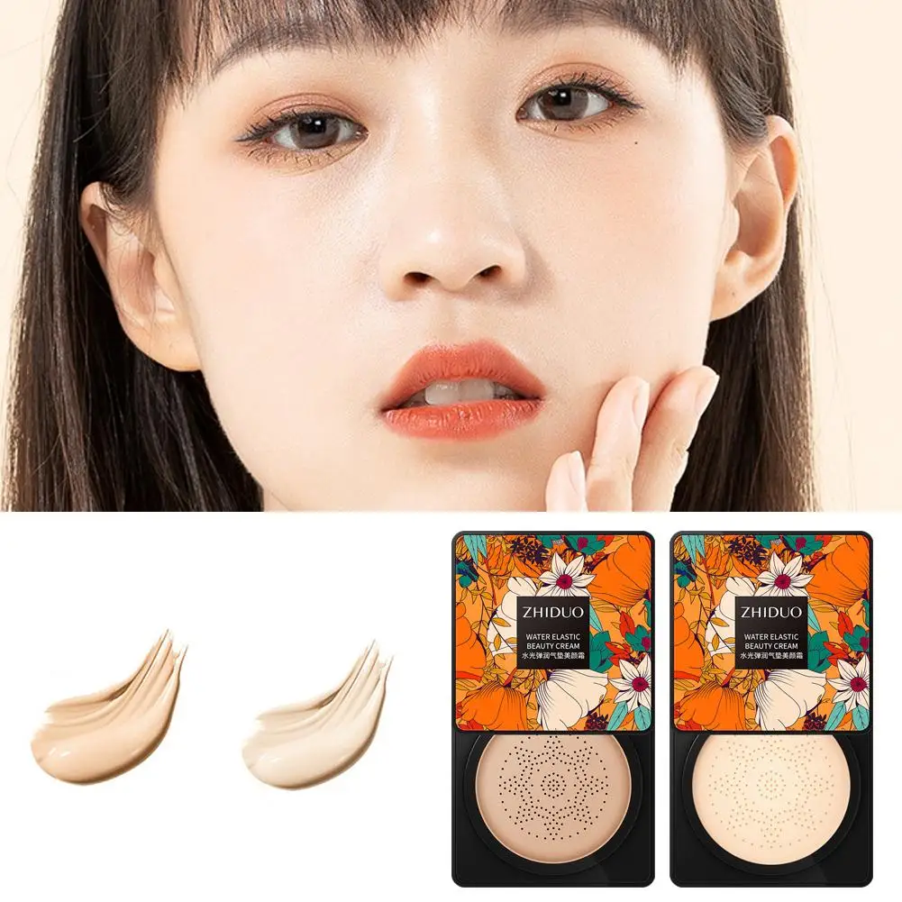 

BB Air Cushion Foundation Mushroom Head CC Cream Concealer Moisturizing Waterproof Whitening Cosmetic Makeup Face Brighten Q2M4