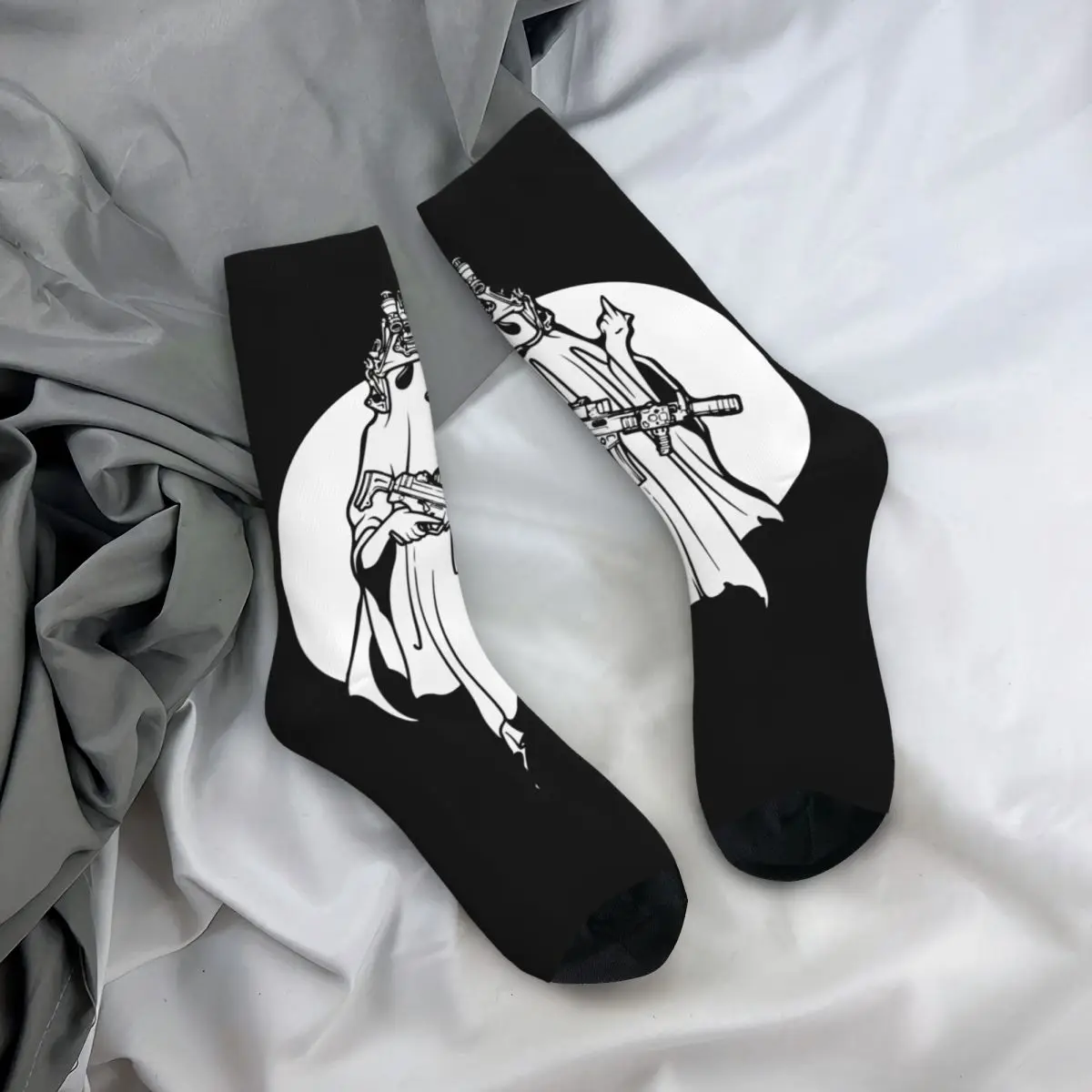 

Happy Funny Male Men Socks Harajuku Fog Gypsy Walters Ghost Sock Sport Women's Stockings Spring Summer Autumn Winter