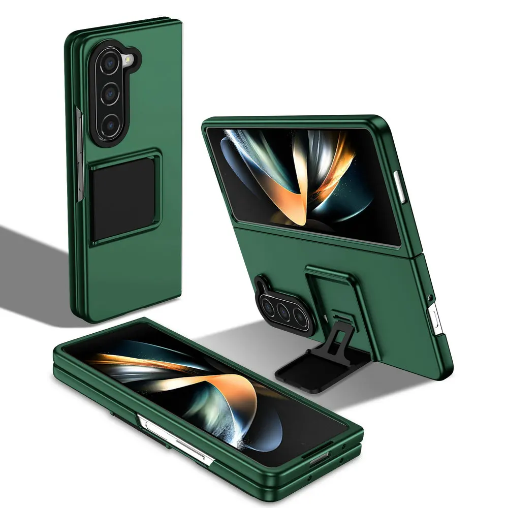 

Чехол-бампер для Samsung Z Fold 5 5G, Задняя крышка объектива, рамка, бампер, армированный кронштейн Etui Samsung Galaxy Z Fold 4 ZFold 3 Fold5, Жесткий Чехол
