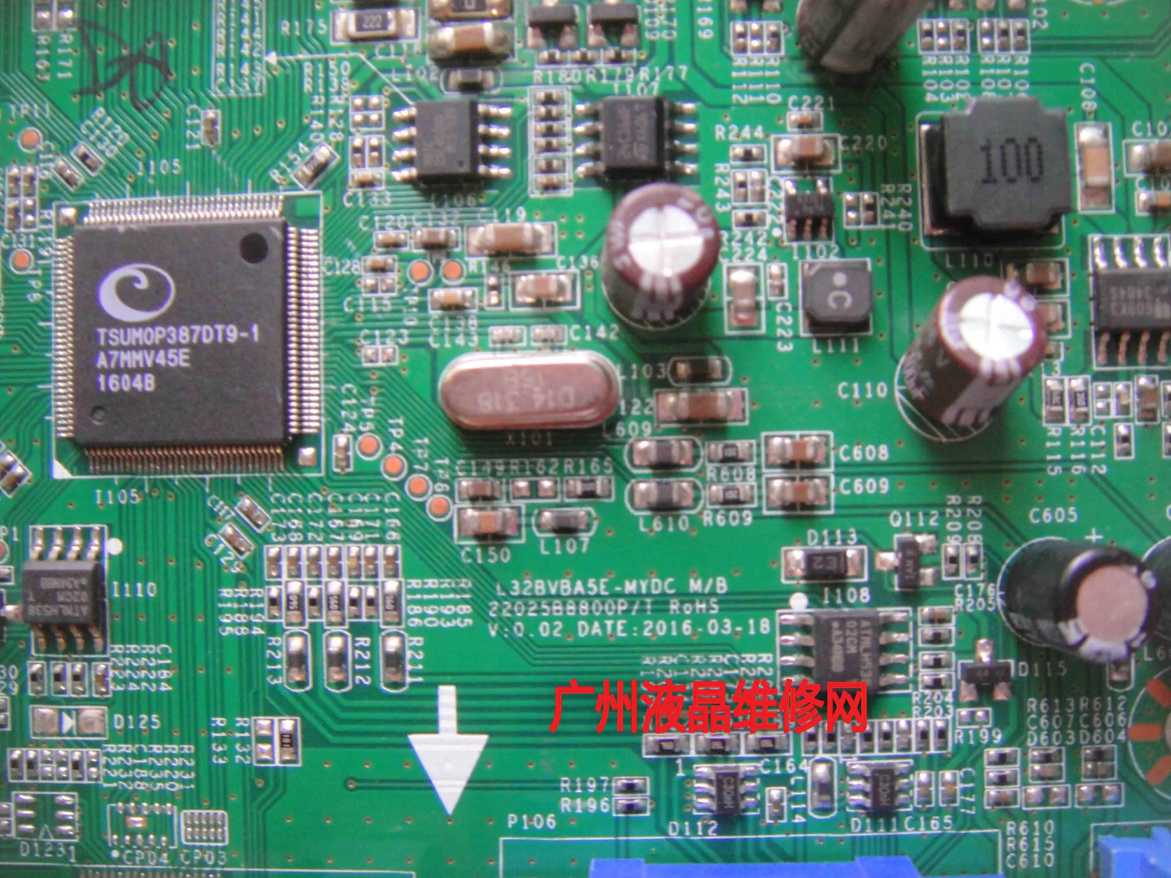 L32BVBA5E-MYDC M/B 드라이버 보드, 323E7QJ, 22025B8800P/T 마더보드