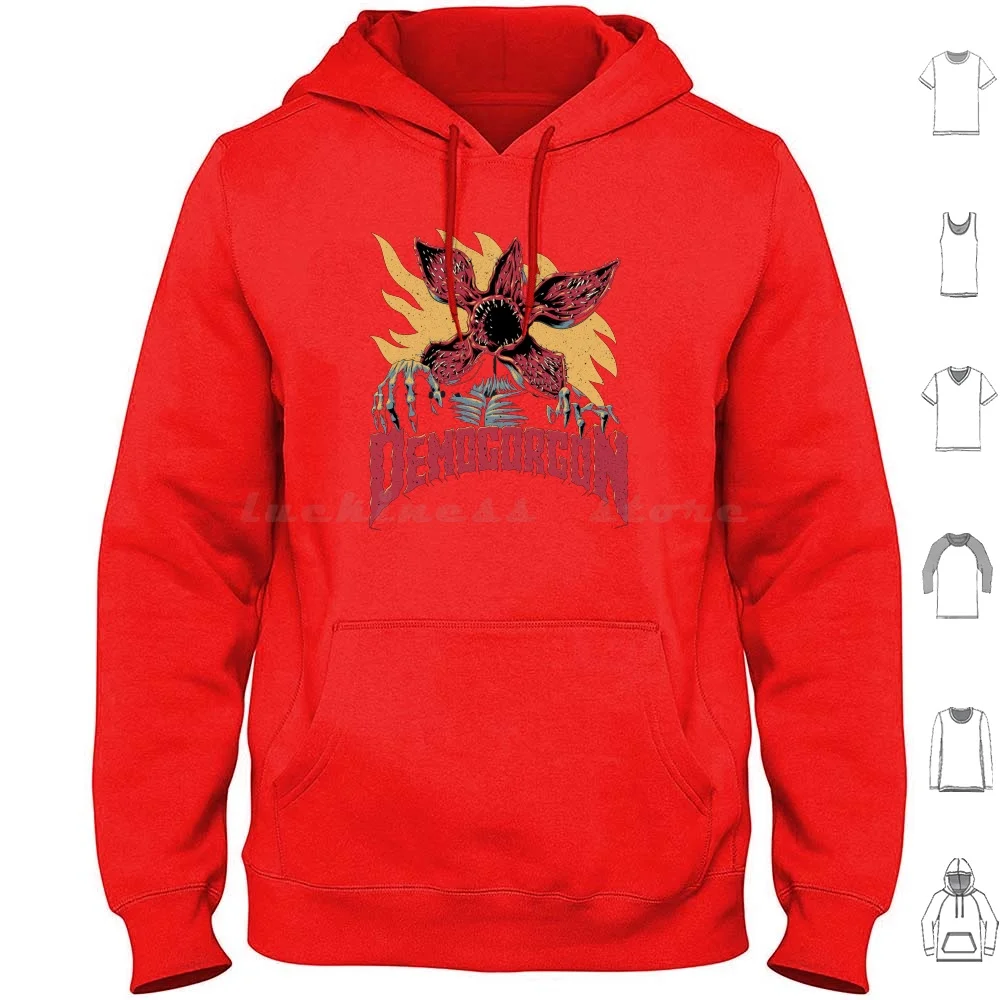 thumbnail image 1 of Sudadera con capucha Demogorgon Manga larga Demogorgon Eleven Netflix Dustin Stranger Mike Things Lucas Upside Down 80S Tv Horror, 1 of 5
