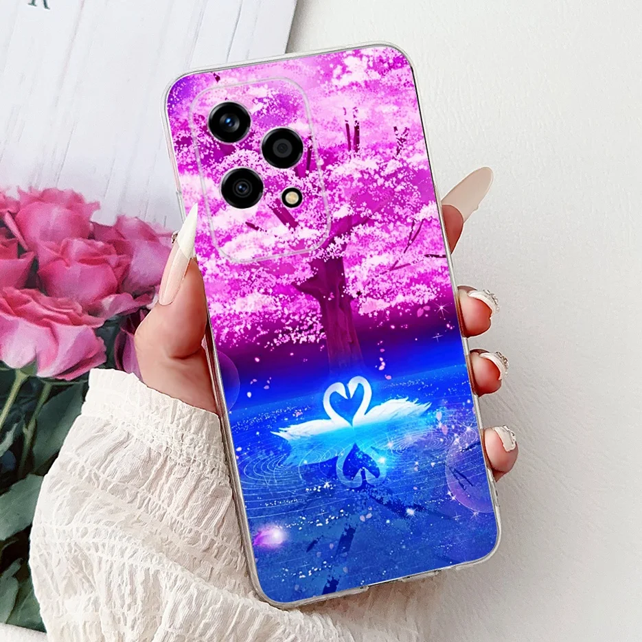 Colorful Flowers Fashion Painted Soft Slim Phone Case Cover