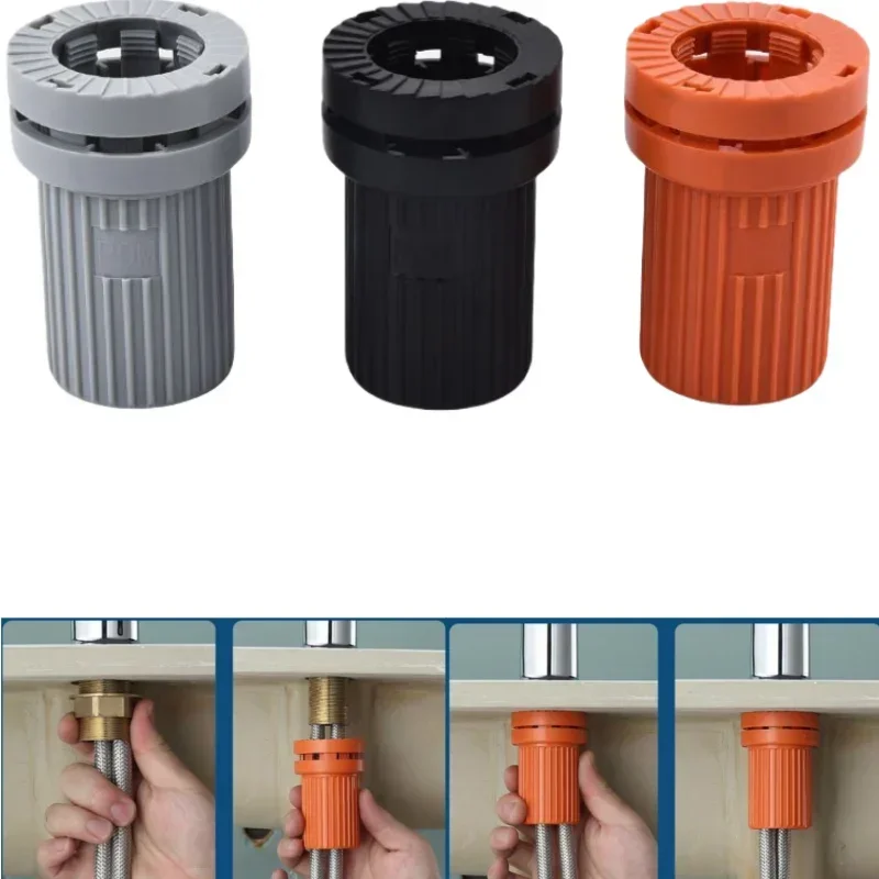 Faucet Fixed Base Wash Basin Fixation Foot Nut Tap Fastener for Kitchen Bathroom Sink Faucet Quick Install Repair Accessories