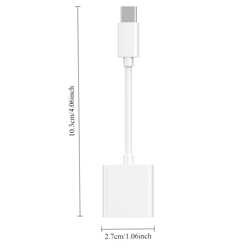 2 in 1 USB C to 3.5mm 오디오 어댑터 충전 스플리터, 아이폰 16 15 Pro Max 삼성 S22 S21용 타입 C Aux 헤드폰 잭 동글