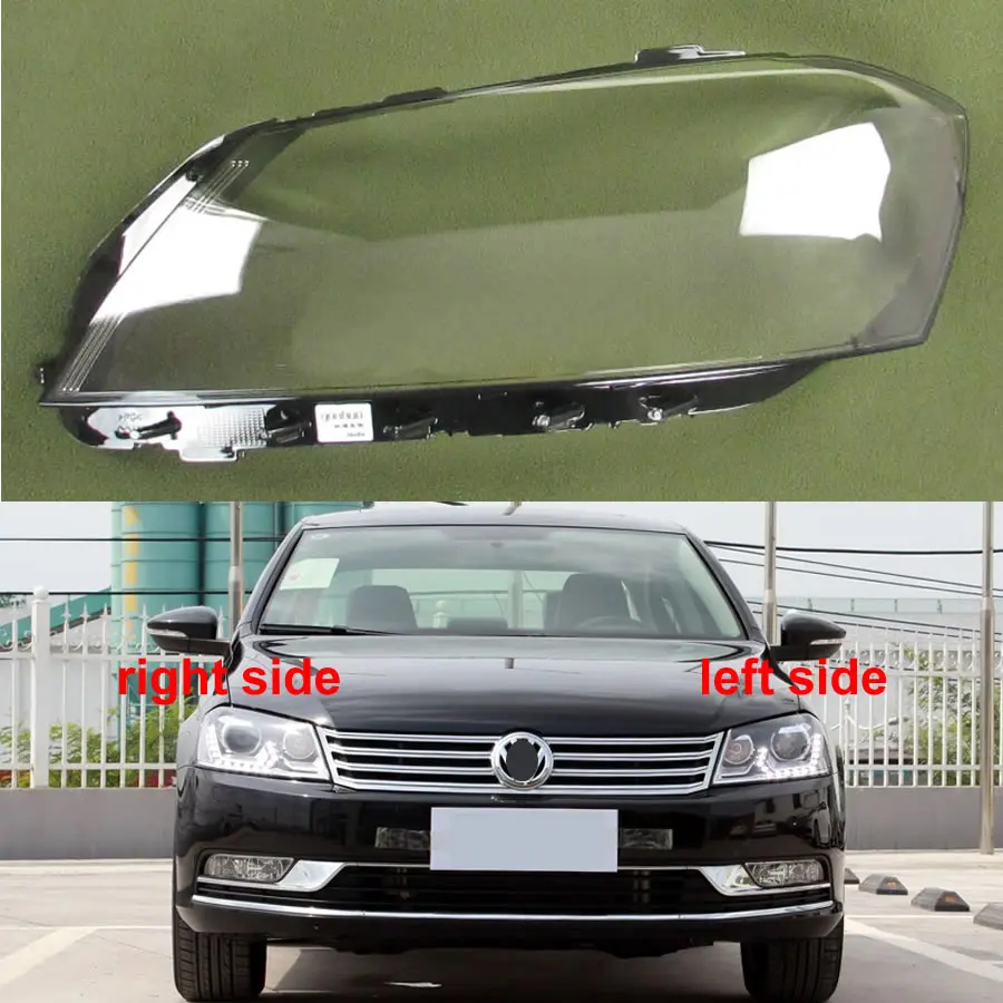 

For Volkswagen VW Passat B7 /Magotan B7L 2012 2013 2014 2015 Headlight Transparent Lampshade Headlamp Cover Lens Plexiglass