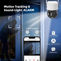 Tuya SmartLife WiFi/4G carte Sim 3MP WiFi batterie suivi de mouvement solaire détecter humain couleur Vision nocturne caméra de vidéosurveillance PTZ extérieure 3