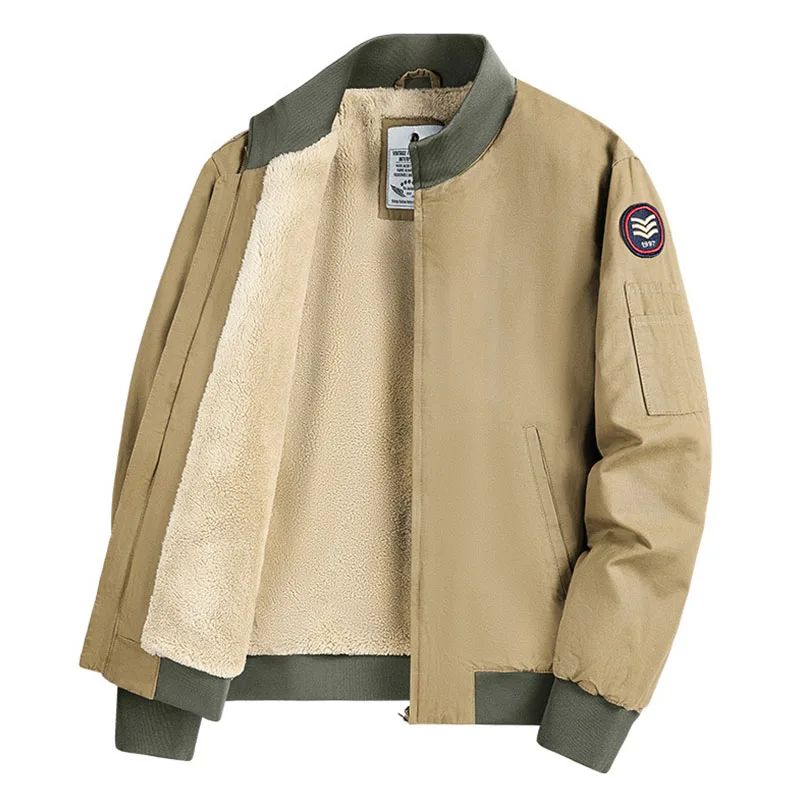 

Мужские зимние повседневные куртки Mcikkny, пальто с воротником-стойкой, теплая верхняя одежда, топы, винтажные размеры