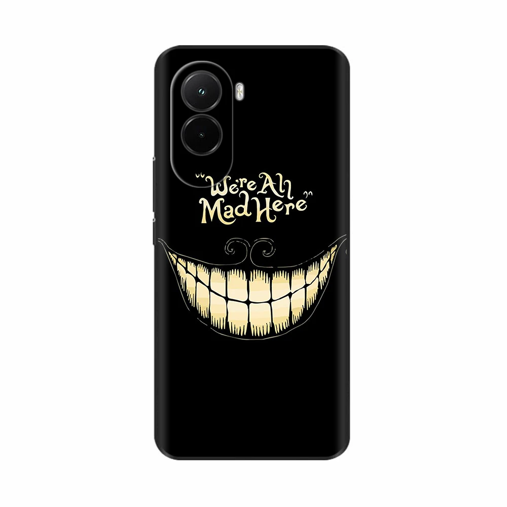 Ultra-Thin Floral Skull Painted Silicone Phone Case