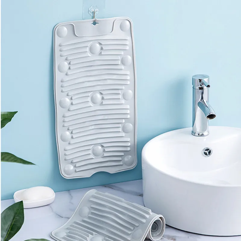 Silicone Washboard Travel Portable Thicken Mini Foldable AntiSkid Washboard  For Hand Washing Clothes NonSlip Laundry Accessories - AliExpress