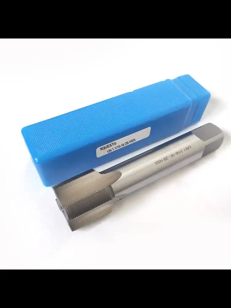 Burkit 11/16-16 UN Thread Tap - Right Hand HSS Machine Tap For Metalworking & DIY Projects