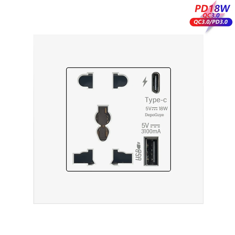 5Pin UN-AC-18W-White