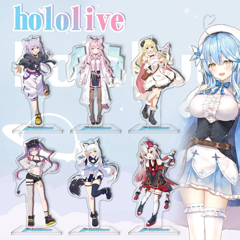 Фигурка Hololive Vtuber, акриловая подставка, пекорон ла + даркнесс, аксессуары для косплея, Декор для дома и стола, фигурки, украшение, подарок