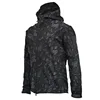 2024 new Multiple pockets Outdoor Sharkskin Softshell Rushing Jacket Suit Men's Fan Windproof Padded Mountaineering Jacket 6