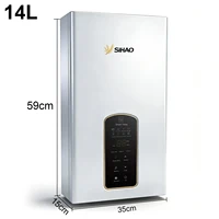 Chauffe-eau mural compact SIHAO avec écran LCD, système d'eau chaude instantanée IPX4 pour cuisine, salle de bain, dortoir, évier, commande tactile, pour usage domestique 7