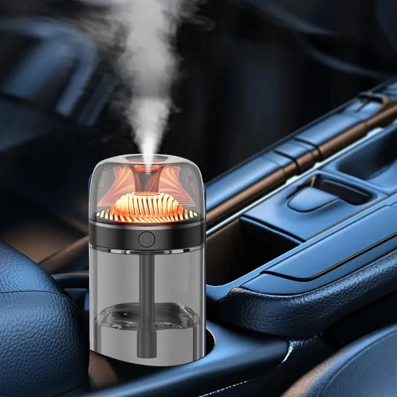 Car Diffuser Humidifier Long-lasting Atmosphere Light Car Humidifier USB Portable Humidifiers Personal With Led