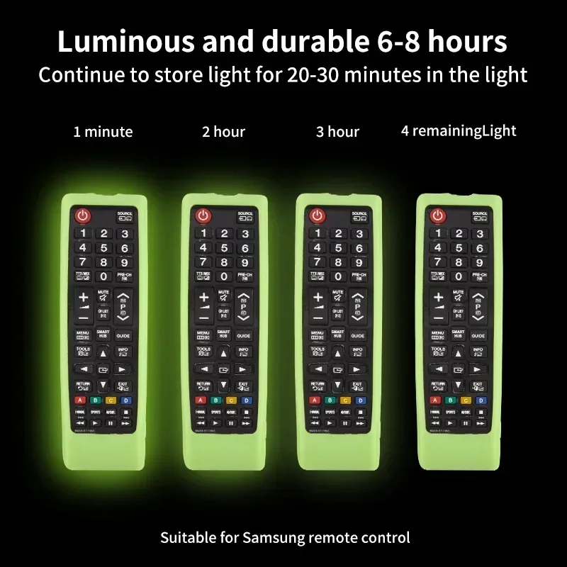 Silicone Remote Case for Samsung TV BN59-01199F AA59-00666A 00816A 00813A 00611A 0741A Cases Skin-Friendly Dust-Proof