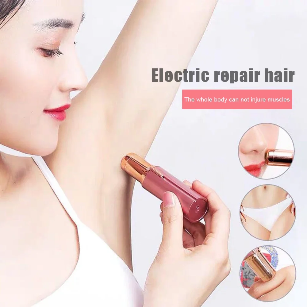 Eyebrow Trimmer Set Eyebrow Trimmer Eyebrow Razor Set Hair Shaver Eyebrow Razor Facial Hair Remover Eyebrow Scissors Hair Remover Eyebrow Trimmer Blade Face Shaver Portable Eyebrow Epilator Electric Mini Eyebrow Trimmer Women Lipstick Shape Shaver Body Facial Lipstick Hair Remover
