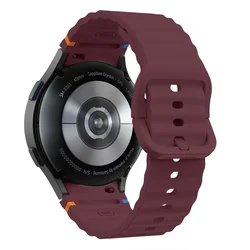 Premium Silicone Smartwatch Band - Universal Fit - Watch 7 6 5 4 All (Wine Red)