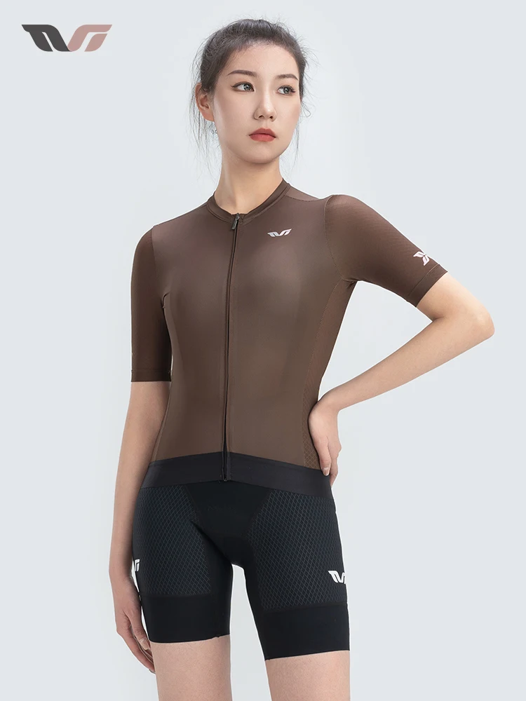 

ROCKBROS TVI Cycling Jersey Summer Anti-Uv Women's Bicycle Clothing Quick-Dry MTB Breathable Bike Shirts Short Sleeve YKK Zipper