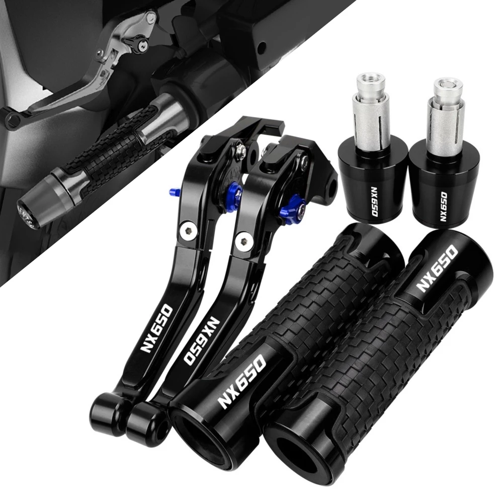 

For Honda NX650 J-X DOMINATOR 1989-1999 Motorcycle Accessories Extendable Adjustable Brake Clutch Levers Handlebar Grips Ends