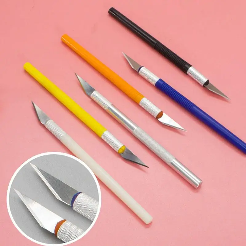 1pc Cutter Knife Art Utility Knife Pen Sword Cut Stickers Scrapbooking Cutting Tool Hand Account Sword School Supplies DIY Craft utility knife