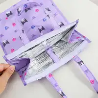 Kawaii Sanrio Foldable Insulated Kids Lunch Bag, Kuromi Cinnamoroll Waterproof Lightweight Portable Large Capacity Handbag 4