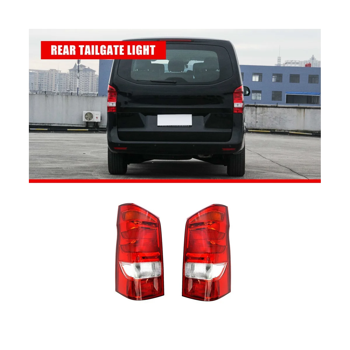 

Car Rear Tailgate Tail Light Lamp for Mercedes Benz VITO W447 2015+ Left