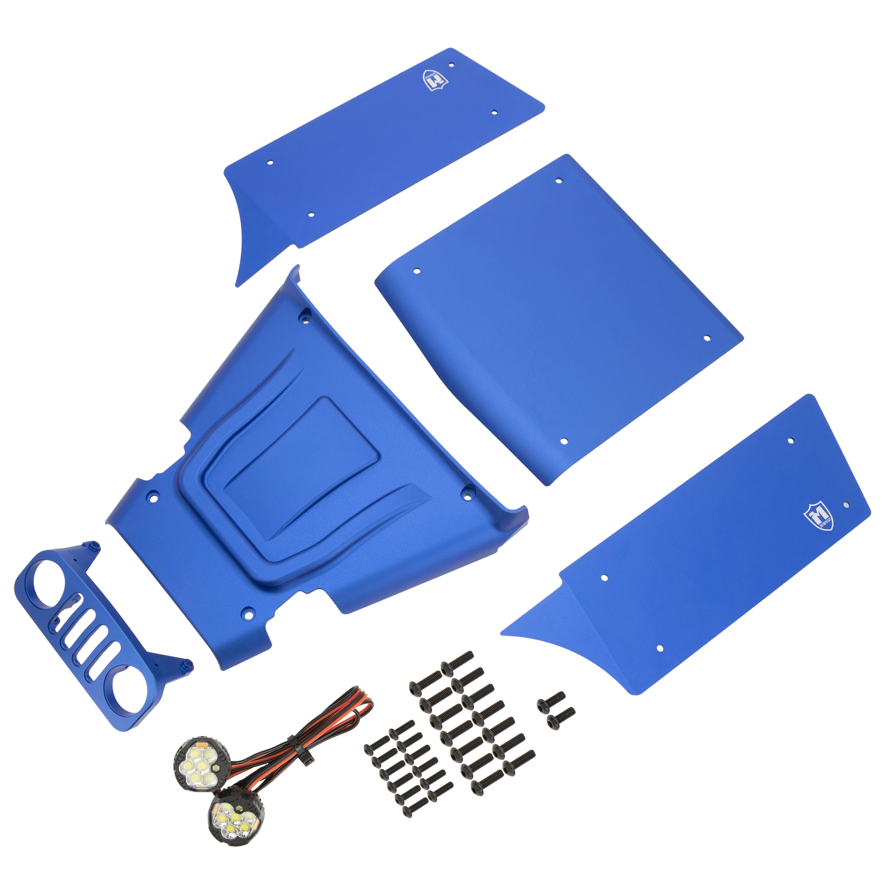 MEUS RACING Aluminum Body Panels Kit with Headlights for