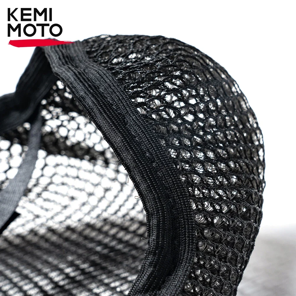 For Benelli TRK 502 502X Cushion Seat Cover 2PCS Anti-Slip 3D Mesh Fabric Breathable Waterproof TRK502 TRK502X Black Accessorie