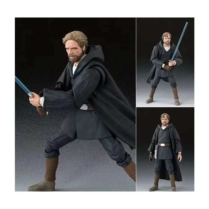 

Original Bandai S.H.Figuarts Luke Skywalker Battle Of Crait Ver STAR WARS The Last Jedi In Stock Anime Action Collection Figures