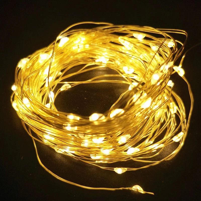 

Christmas Copper Wire Light LED Fairy Light Battery Operated Home Decor Wedding Party Holiday Decor 2M 3M 5M 10M LED String Lamp