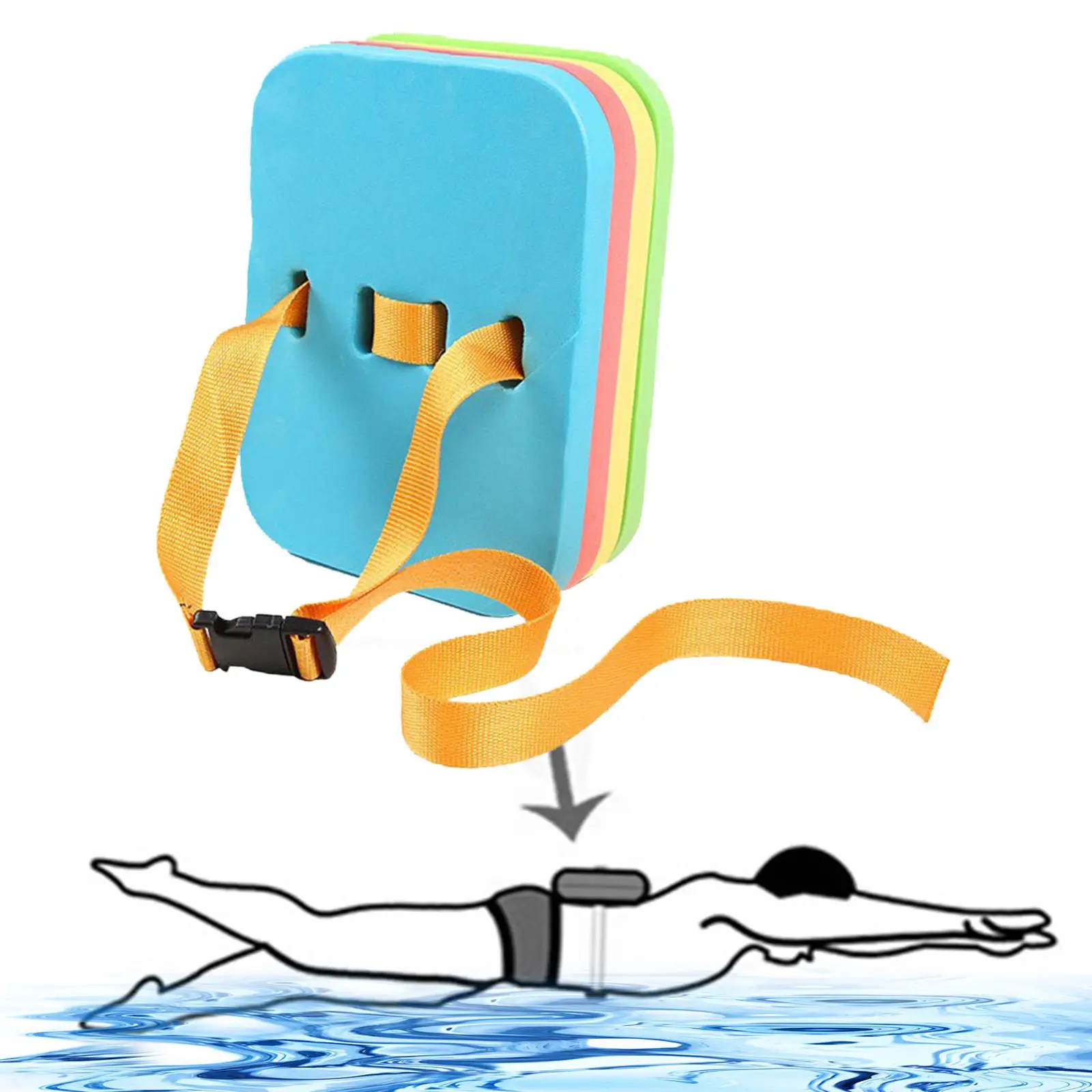 

Swim Kickboard Surfboard Swimming Float Buoy Swimming Board for Fun Supplies for Adult Kid Swimmers Exercise Training