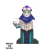 WM6162 WM6163 Japan Anime Demon Slayer Akaza Rui Iguro Obanai Tanjirou Kamado Nezuko Zenitsu Mini Action Figures Blocks Toy Kids 4