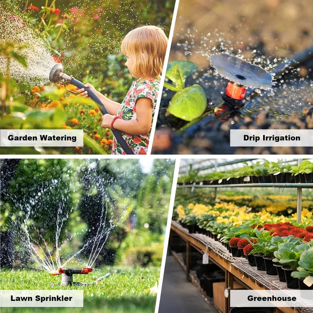Tuya WiFi Sprinkler Timer 2 Zone, Smart Water Hose Timer Compatible with Alexa and Google Rain Delay for Garden Yards and Lawns 5