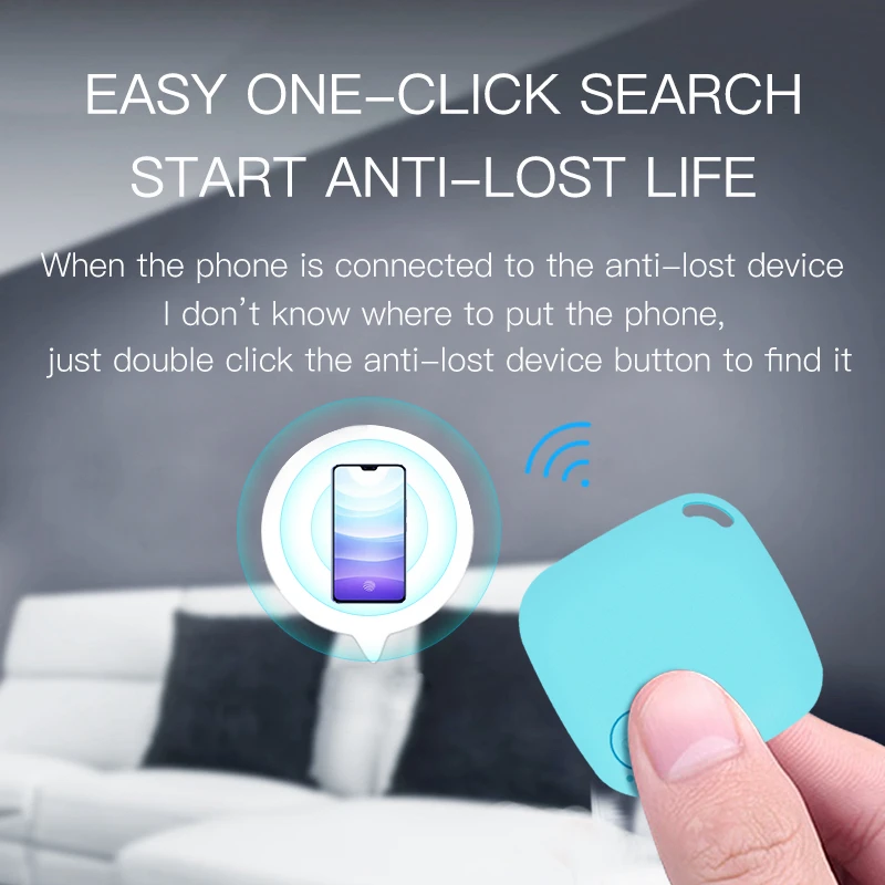 Mini Mobile Bluetooth Tracker Anti-Lost Device Portable Finder Kid Pet Car GPS Lost Tracker Anti-Lost Alarm Reminder Positioner