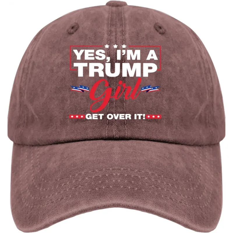 Girl supports Trump election women's golf cap suitable for women's outdoor sports cap breathable baseball