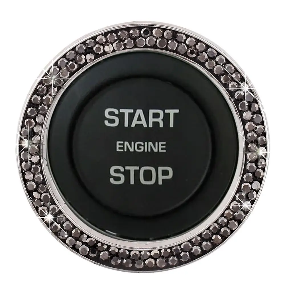 Tanie Naciśnij, aby przycisk Start Bling dżetów silnik samochodowy Push, aby przycisk Start sklep