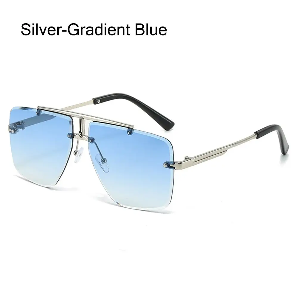 Retro Punk Square Frame Sunglasses - Anti-UV Beach Shades