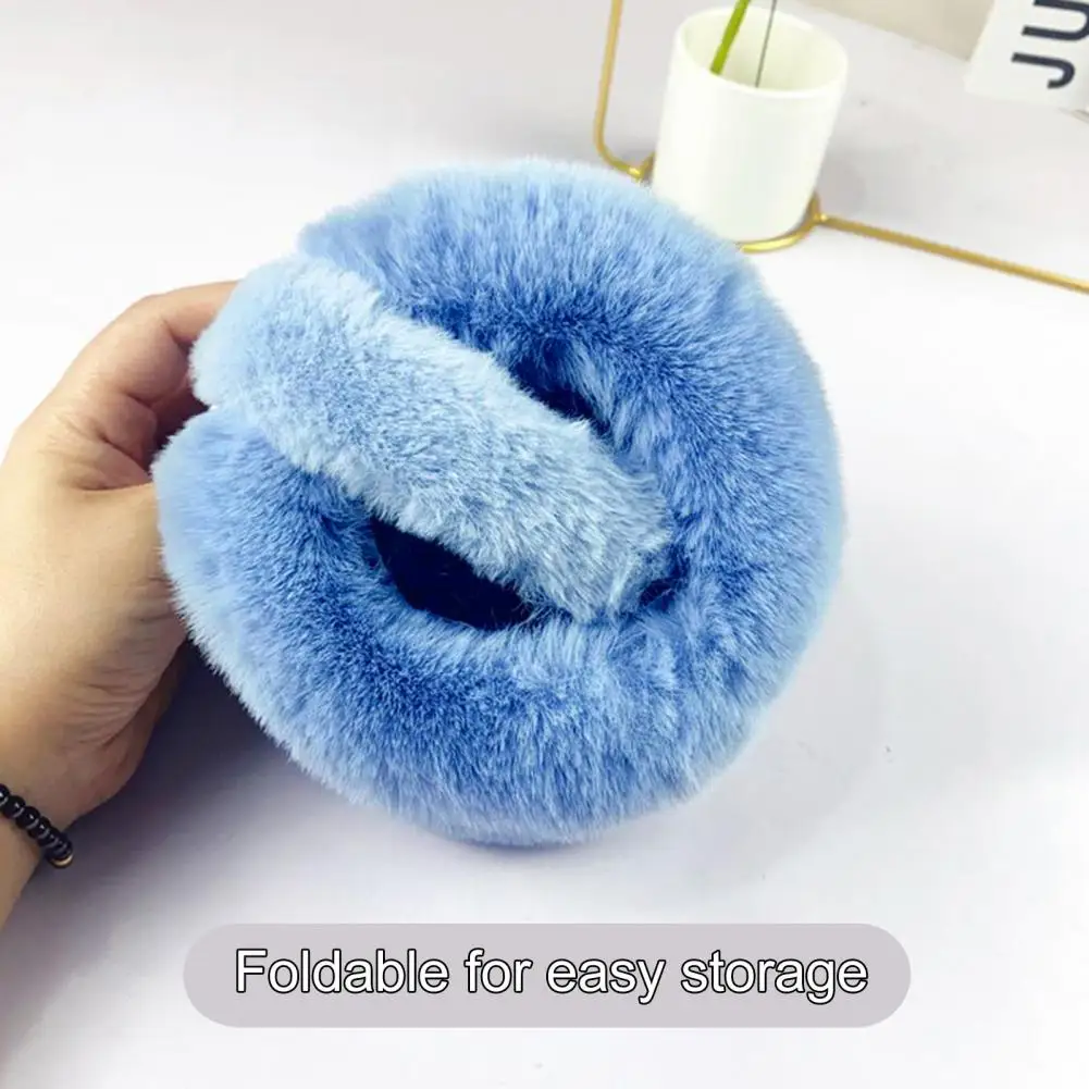

Plush Earmuffs Minimalist Winter Thickened Ear Covers Warmer Cozy Touch Warm Earmuffs