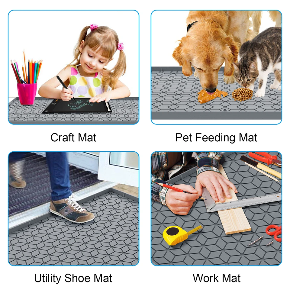 Description Picture 5 of itemUnder Sink Mats Protectors Silicone Under Sink Mats Kitchen Accessories Cabinet Liner Sink Protectors Waterproof Under Sink Mat