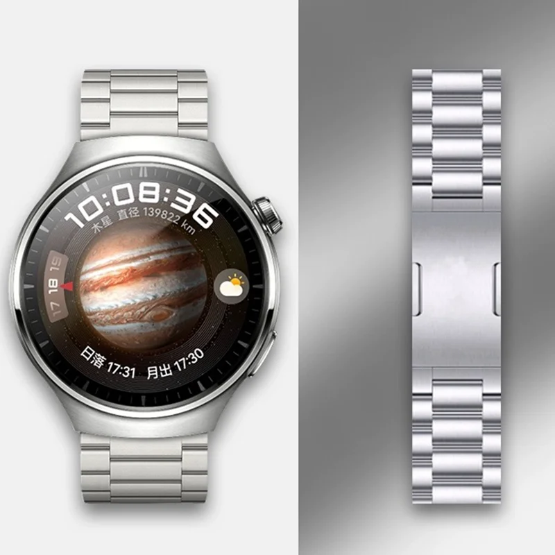 22mm Titanium Strap For Huawei Watch 4 4PRO Ultimate GT 2/2e 3pro 46mm Luxury Band For Samsung Gear S3 45mm Mens Metal Bracelet