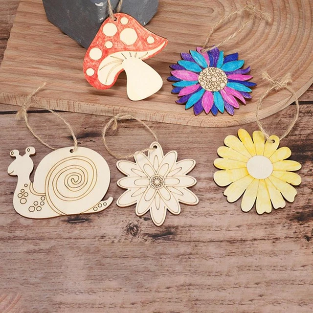 Wood Cutout Wooden Crafts To Paint In Various Shapes Decorative, Wooden