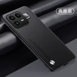 Premium PU Leather Silicone Phone Case with Soft TPU Lens Protection and Shockproof Bumper for Realme NEO 8 (Black)