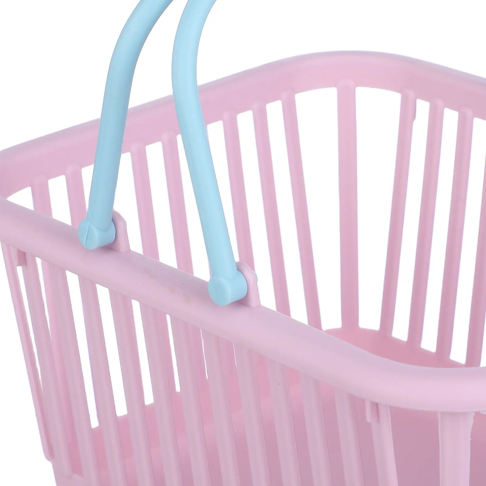 3Pcs 어린이 미니 쇼핑 바구니 파티 선물용 작은 식료품 보관 바구니 가상 잡화 체리