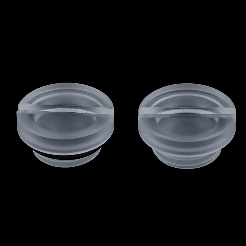 2pcs Frosted G1/4 Water Plug Matte Acrylic Water Stop Lock Seal Button Hand Twisting Cooling Fitting Transparent flat plug water cooling fitting extender fitting