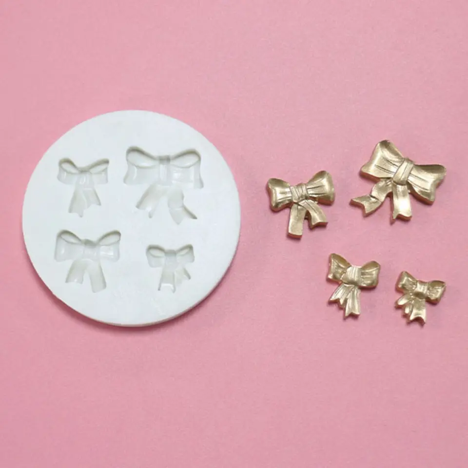 Boog Siliconen Chocolade Mallen, 3 Packs Fondant Boog Mallen voor Baby Verjaardagstaart Decoratie Cupcake Toppers Klei Koekje