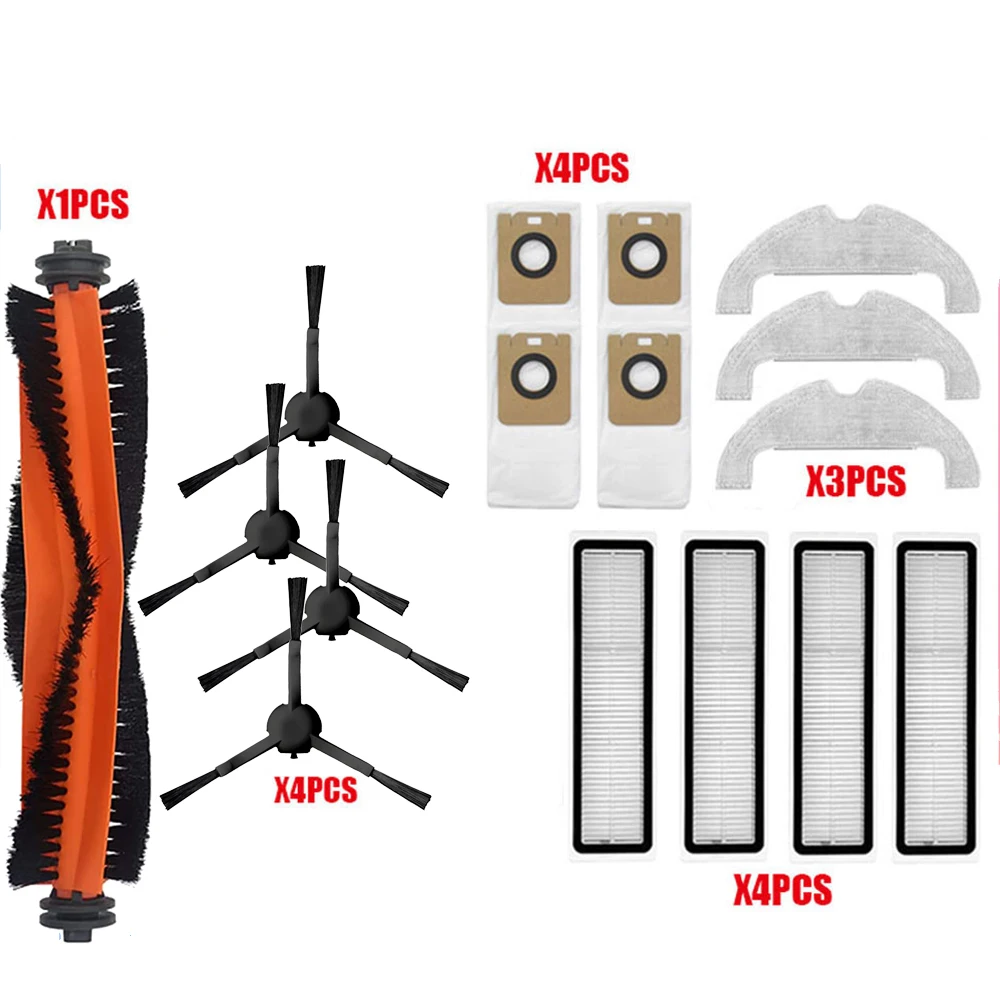 

For Dreame Bot L10 Plus Z10 Pro Main Side Brush Hepa Filter Dust Bag Mop Cloth Rag For Robotic Vacuum Cleaner Spare Parts