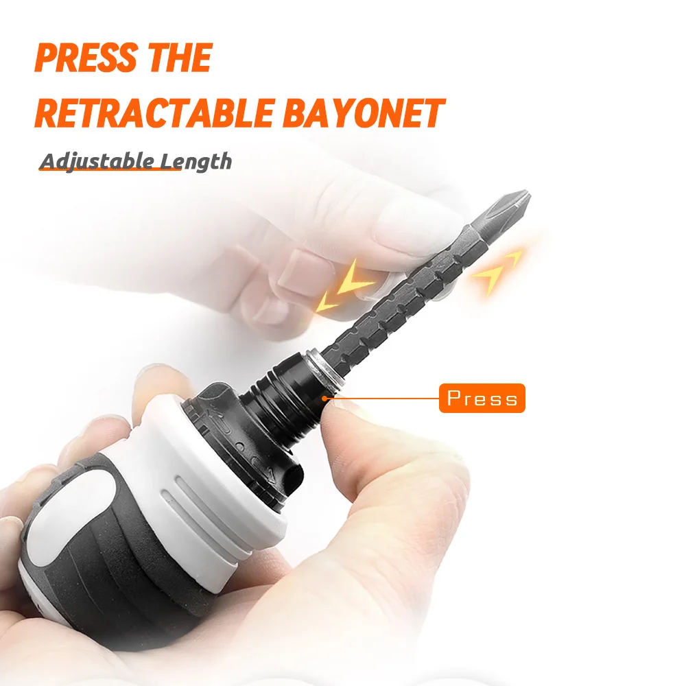 Precision Screwdriver Set Magnetic Screwdriver Set Screwdriver Set Magnetic Screwdriver Bits Magnetic Screwdriver Bit Set Magnetic Screwdriver Dual-purpose Ratchet Screwdriver Head Telescopic Phillips Screwdrivers 2in1